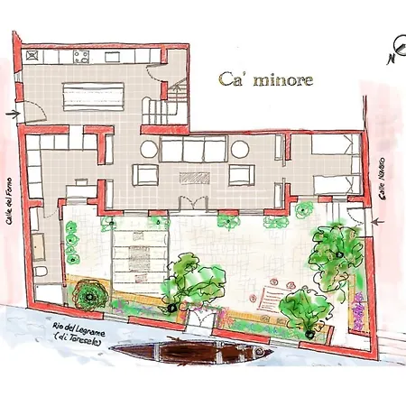 아파트 Ca' Minore Secret Garden 베니스